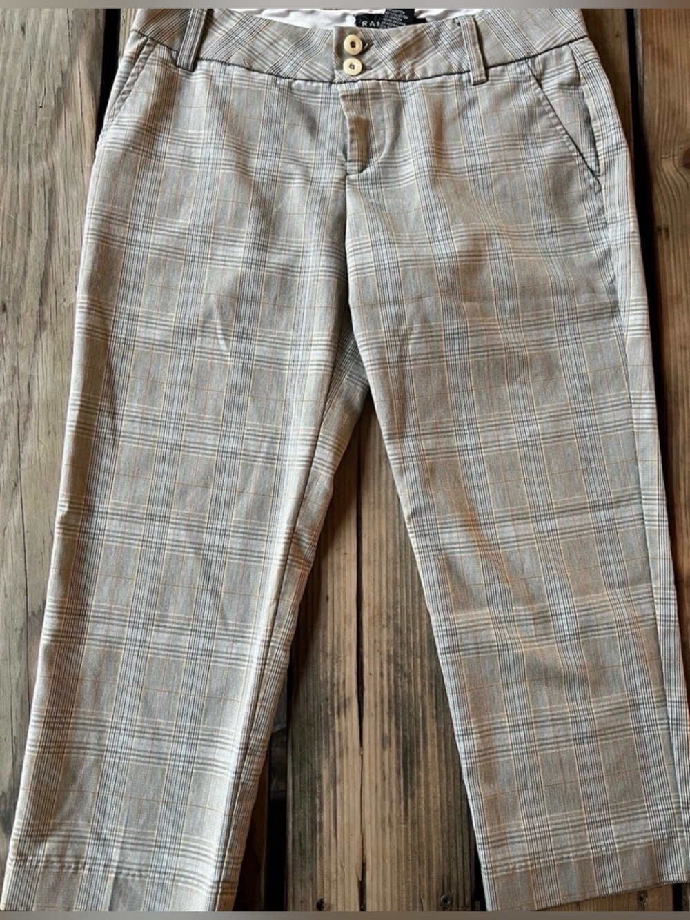Rampage Plaid Capri Slacks Size 0